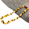 Amber necklace - polished cherry & honey chips