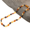 RAW multicolour amber  necklace