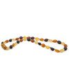 RAW multicolour amber  necklace