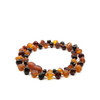 Amber necklace - cherry & cognac mix