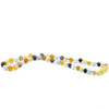 Aquamarine & RAW Multicolour Amber Necklace