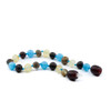 Blue Cats Eye & RAW Amber Ankle Bracelet