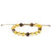 Amber &Tiger Eye Adjustable Bracelet