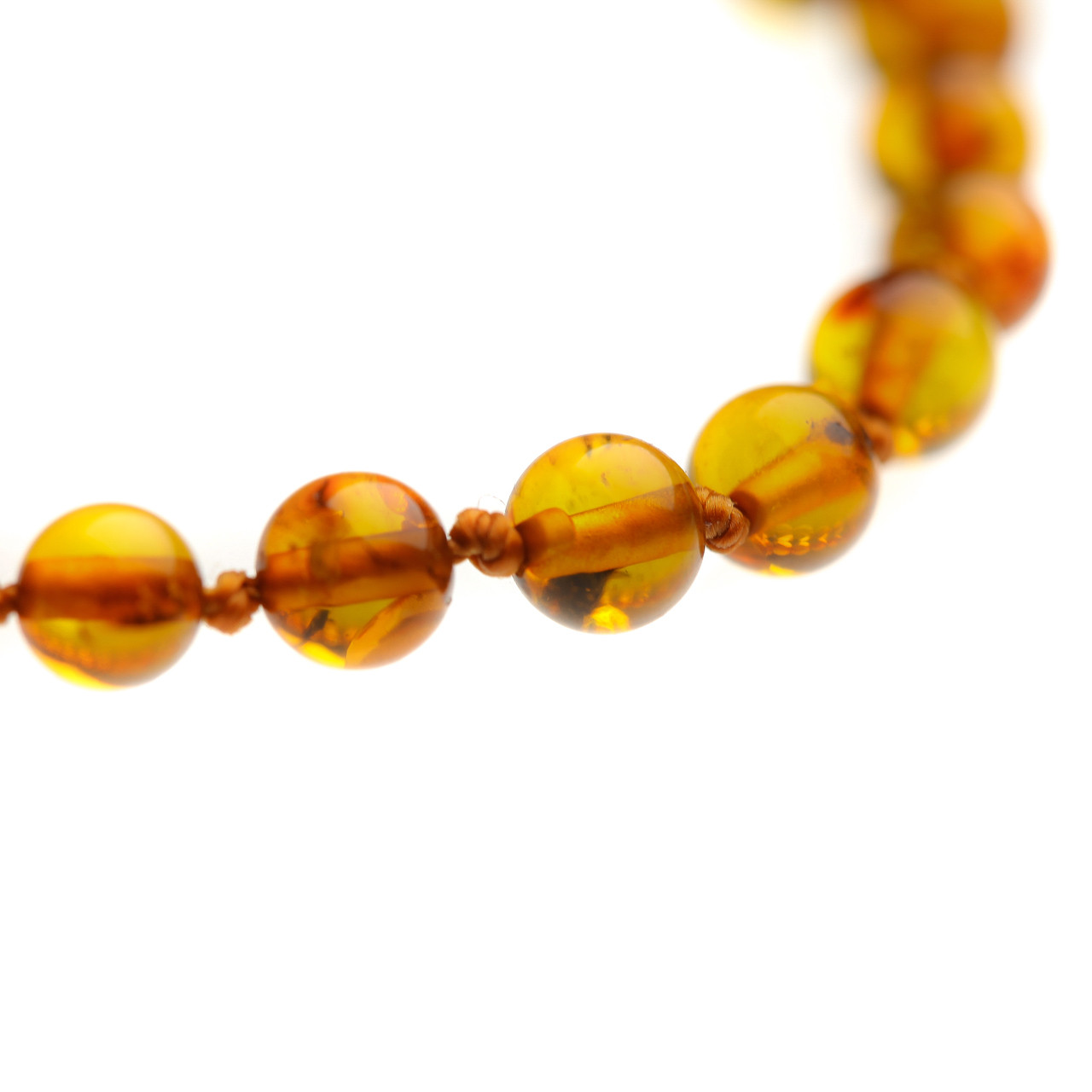 amber beads anklet