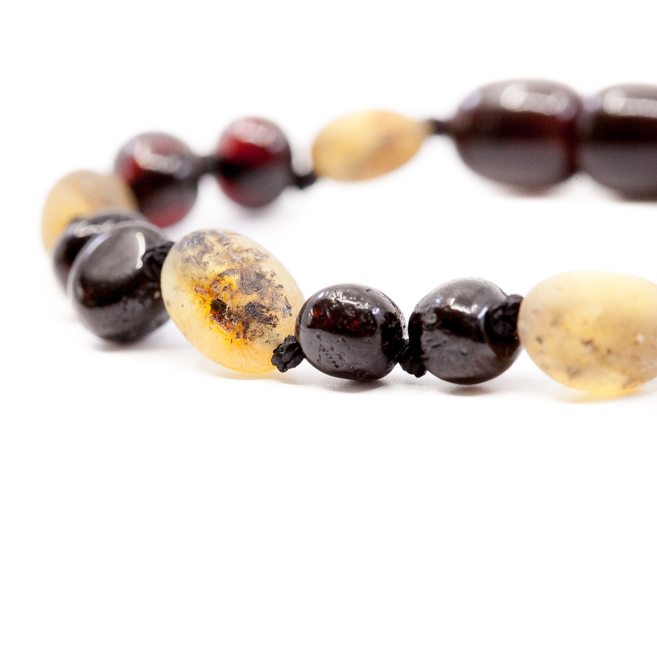 amber beads anklet