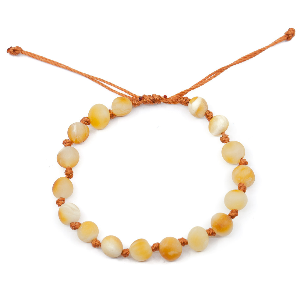 Adjustable Amber Teething Colic Anklet 
