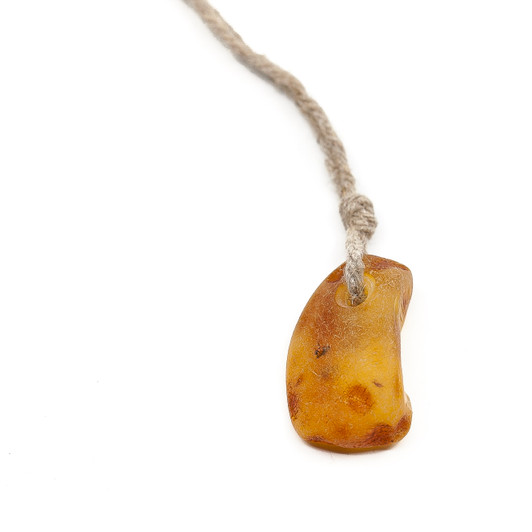 Hippie style Baltic Amber pendant