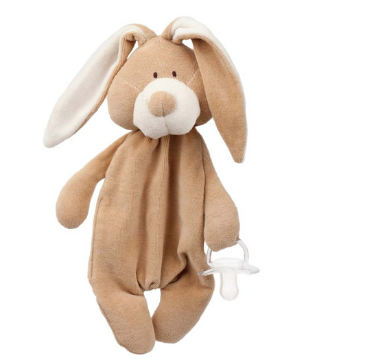 Organic comforter with dummy holder - Bunny