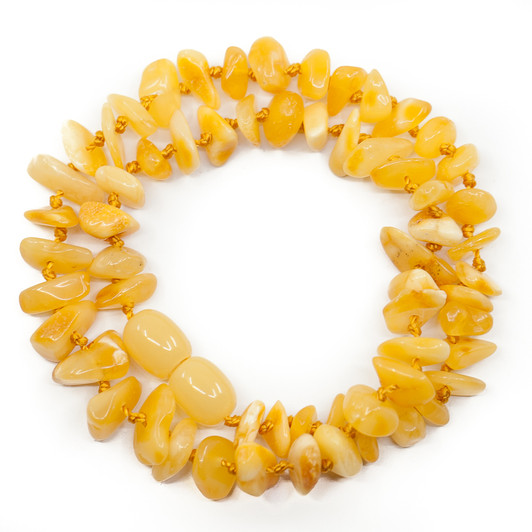 MOST POPULAR Polished Butterscotch chips amber necklace