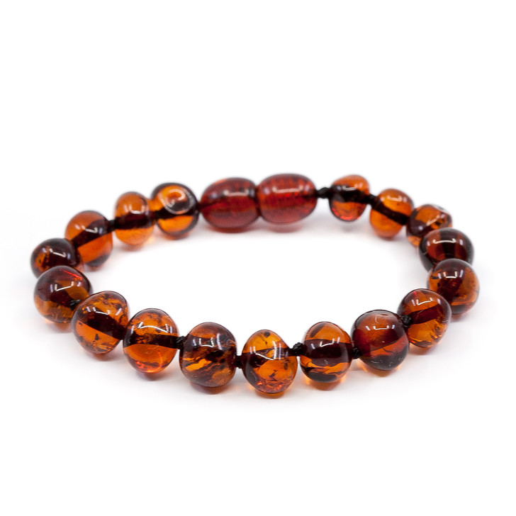 Amber Teething Bracelet / Anklet (Big 7mm)