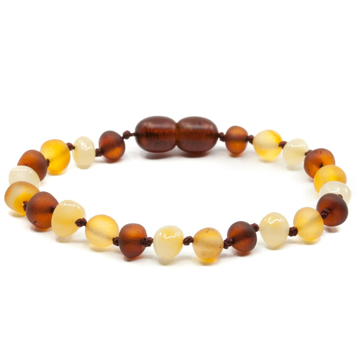 Amber bracelet / anklet - Mixed Multicolour