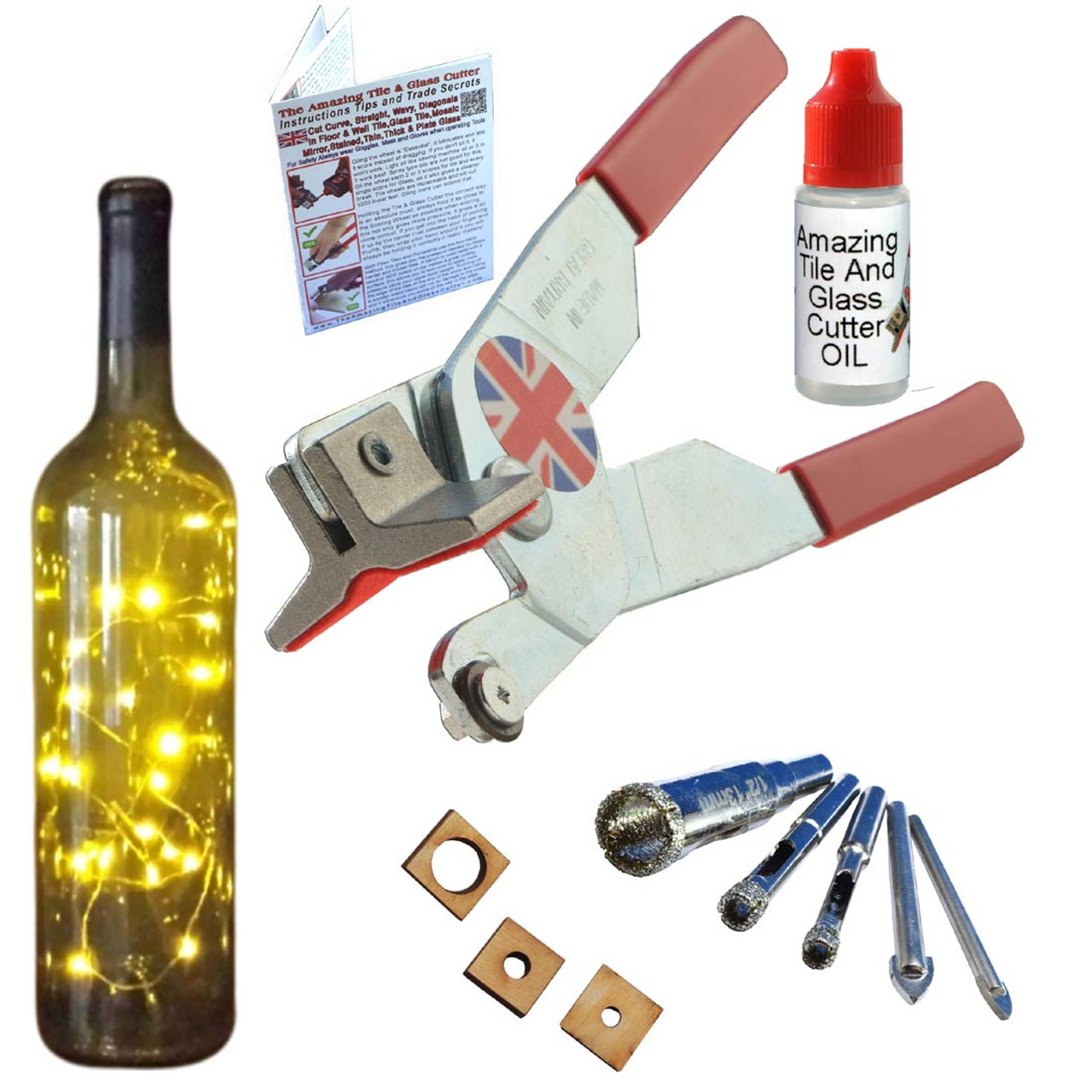 Glass Bottle Cutter Kit: Regular Kit to Make Glasses From Wine