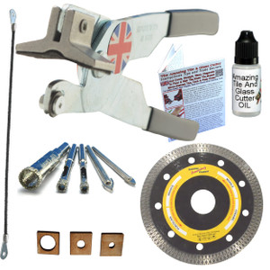 Tile Cutter Hand Tool Kit 2 Ceramic Tile Cutter 4 1/2 in Thin Diamond Grinder Blade For Corner Cuts Box Cut Outs in Porcelain Hacksaw Tile Blade For Notches in Ceramic Tile Diamond Drill Bits For Tile Tile Cutter Hand Tool Kit 2 Ceramic Tile Cutter 4 1/2 in Thin Diamond Grinder Blade For Corner Cuts Box Cut Outs in Porcelain Hacksaw Tile Blade For Notches in Ceramic Tile Diamond Drill Bits For Tile