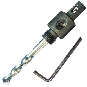 Hole Saw Arbor 3-8 inch For Up To and including 1 1-8 inch Hole Saws TCT Pilot Drill Hole Saw Arbor 3-8 inch For Up To and including 1 1-8 inch Hole Saws TCT Pilot Drill