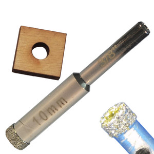 3-8" Diamond Drill Bit For Porcelain Tile Drill Bit 3-8 inch Tile And Glass Drill Bit 3-8 in Diamond Tip Bit With Guide To Hold in Place So No Jumping 3-8 in Porcelain Tile Drill For Ceramic Tile 10mm