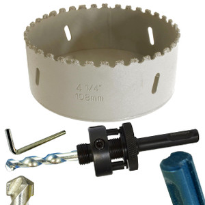 4 1/4 inch hole saw for dryer vent hole