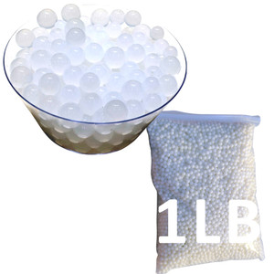 Water Beads For Vases White 1 Lb Bag White Water Beads For Plants Non-Toxic White Wedding Decor Vase Filler Soak Water Gel Beads 8Hrs Makes Approx 20 Gallon Of 1/2" To 3-4" White Water Ball Beads Water Beads For Vases White 1 Lb Bag White Water Beads For Plants Non-Toxic White Wedding Decor Vase Filler Soak Water Gel Beads 8Hrs Makes Approx 20 Gallon Of 1/2" To 3-4" White Water Ball Beads