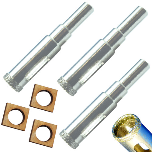 1/2" Glass Drill Bit for Drilling Holes in Bottles