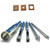 Diamond Tipped Drill Bits for Cutting Holes in Glass Bottles and Blocks