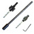Hole Saw Extension and Adaptor Kit 4 Piece 7-16 Hex 1/2 inch Hex