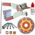 Glass And Tile Cutter Kit 2 Left Handed Tile Cutter 4 1/2 in Diamond Grinder Blade For Corner Cuts Box Cut Outs in Porcelain Hacksaw Tile Blade For Notching Ceramic Tile Diamond Drill Bits For Tiles
