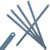1/2" CARBIDE HACKSAW BLADES X 5 PACK