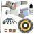 Tile Cutter Hand Tool Kit 2 Ceramic Tile Cutter 4 1/2 in Thin Diamond Grinder Blade For Corner Cuts Box Cut Outs in Porcelain Hacksaw Tile Blade For Notches in Ceramic Tile Diamond Drill Bits For Tile