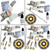 Tile Cutter Hand Tool Kit 2 Ceramic Tile Cutter 4 1/2 in Thin Diamond Grinder Blade For Corner Cuts Box Cut Outs in Porcelain Hacksaw Tile Blade For Notches in Ceramic Tile Diamond Drill Bits For Tile