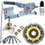 Tile Cutters Tile Cutting Kit 3 Left Handed Tile Cutter Diamond Blade For Corners And Outlets Hacksaw Tile Blade For Notches in Tile Drill Bits For Grab Bars Hole Saw For Shower Pipes And Faucet Holes