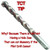 Hole Saw Arbor Pilot Drill TCT 2 Pack For Masonry Tungsten Carbide Tip For Drilling Masonry 1-4" Diameter Drill Tip And Shaft Hole Saw Drill Bit Pilot Drills Fit All Hole Saw Adapters Arbors Mandrels