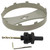 6 5-8 Hole Saw For Recessed Lighting With Hole Saw Arbor 7-16" Hex Carbide Grit Hole Saw 168mm Can Hole Saw For Holes in Drywall Ceilings And Plaster Walls For Speakers Recessed Light installation