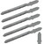 Fiberglass T Shank Scroll Jigsaw Blades Set 5 Carbide Grit Jigsaw Blades T Shank For Drywall Hardie Cement Backer Board Cement Siding Jigsaw T Shank Scroll Carbide Grit Jig Saw Blades For Curve Cuts