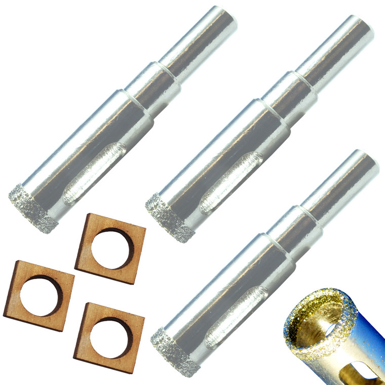 1/2" Glass Drill Bit for Drilling Holes in Bottles 1/2" Glass Drill Bit for Drilling Holes in Bottles