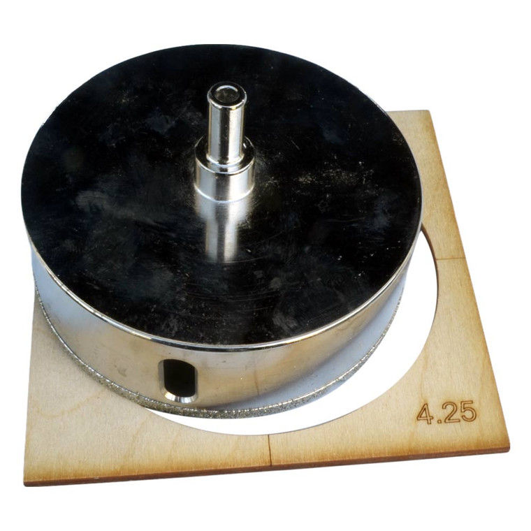 4 1/4" Glass and Tile Hole Saw with Guide 4 1/4" Glass and Tile Hole Saw with Guide