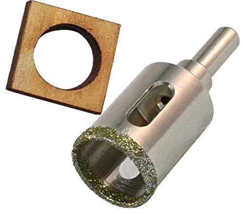 7/8" Hole Saw For Tile 7/8 inch For Porcelain Tile Drill Bit Glass Drill Bit Diamond Tip Bit With Core Guide To Hold in Place And Prevent Jumping 7/8 in Porcelain Drill Bit For Ceramic Tile 22mm