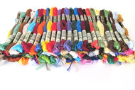 A Quick and Simple Way to Organize Your Leftover DMC Embroidery Floss from Previous Cross Stitch Kits