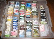 How to Organize Cross Stitch - Embroidery Floss - Easy Storage Solutions