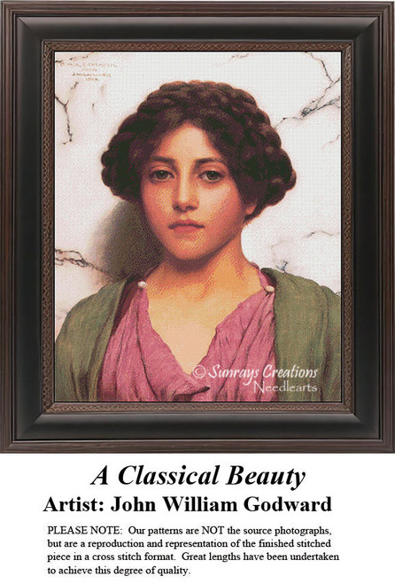 Women in Cross Stitch Patterns | A Classical Beauty