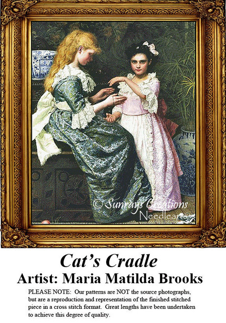 Children in Cross Stitch Pattern | Cat's Cradle 