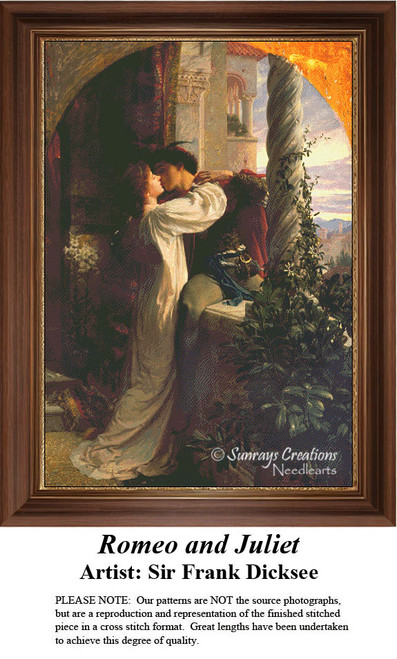 Romance Cross Stitch Pattern | Romeo and Juliet