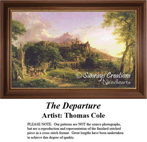  Landscape Cross Stitch Patterns | The Departure