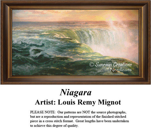 Waterscapes Cross Stitch Patterns | Niagara