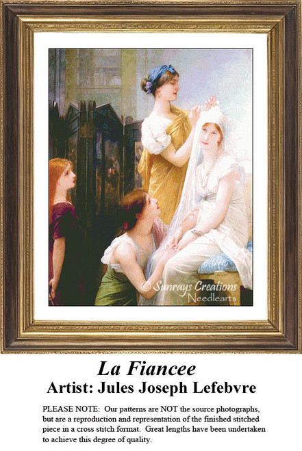Women in Cross Stitch Patterns | La Fiancee