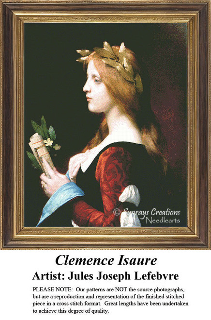 Women in Cross Stitch Patterns | Clemence Isaure