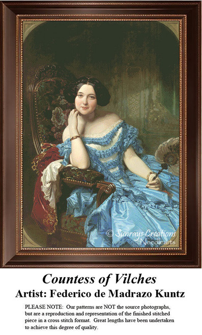 Women in Cross Stitch Patterns | Countess of Vilches