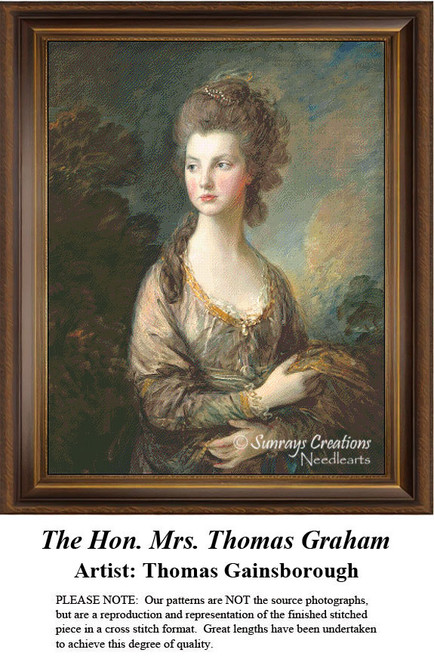 Women in Cross Stitch Patterns | The Hon. Mrs. Thomas Graham
