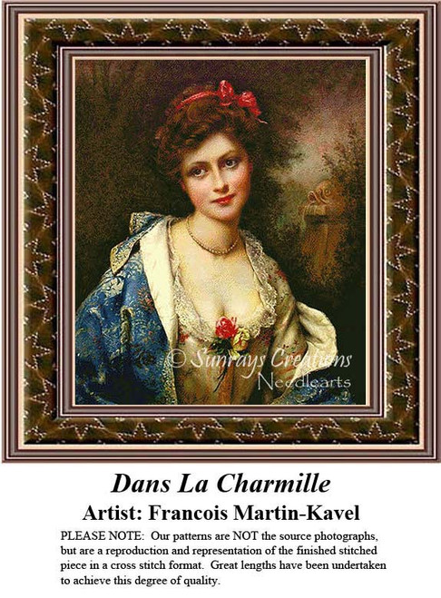 Women in Cross Stitch Patterns | Dans le Charmille