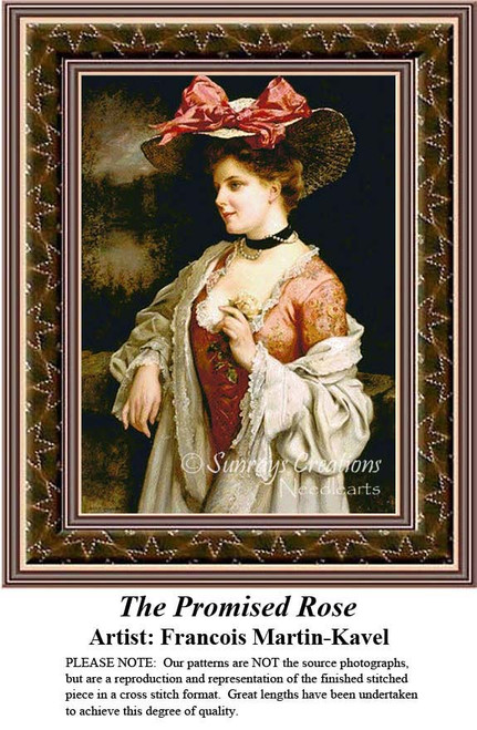 Women in Cross Stitch Patterns | The Promised Rose 