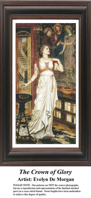  Women in Cross Stitch Patterns | The Crown of Glory