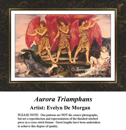 Mythical Cross Stitch Patterns | Aurora Triamphans
